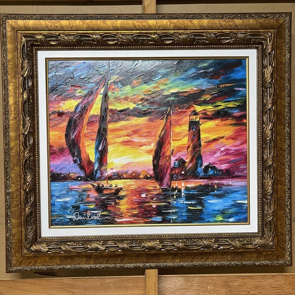 PALM BEACH By Daniel Wall, Sunset Return - RARE!